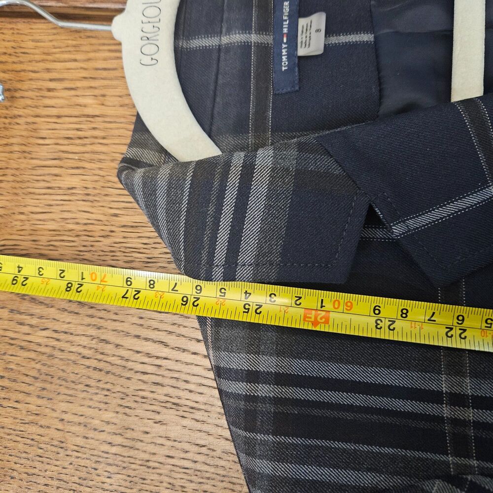Tommy Hilfiger Navy Plaid Blazer - Picture 14 of 15